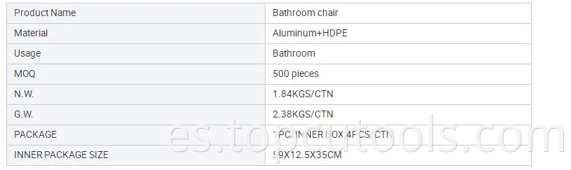 Taburete de bañera antideslizante asiento de silla de ducha ajustable silla de ducha de ducha para ancianos, mayores, discapacitados y discapacitados